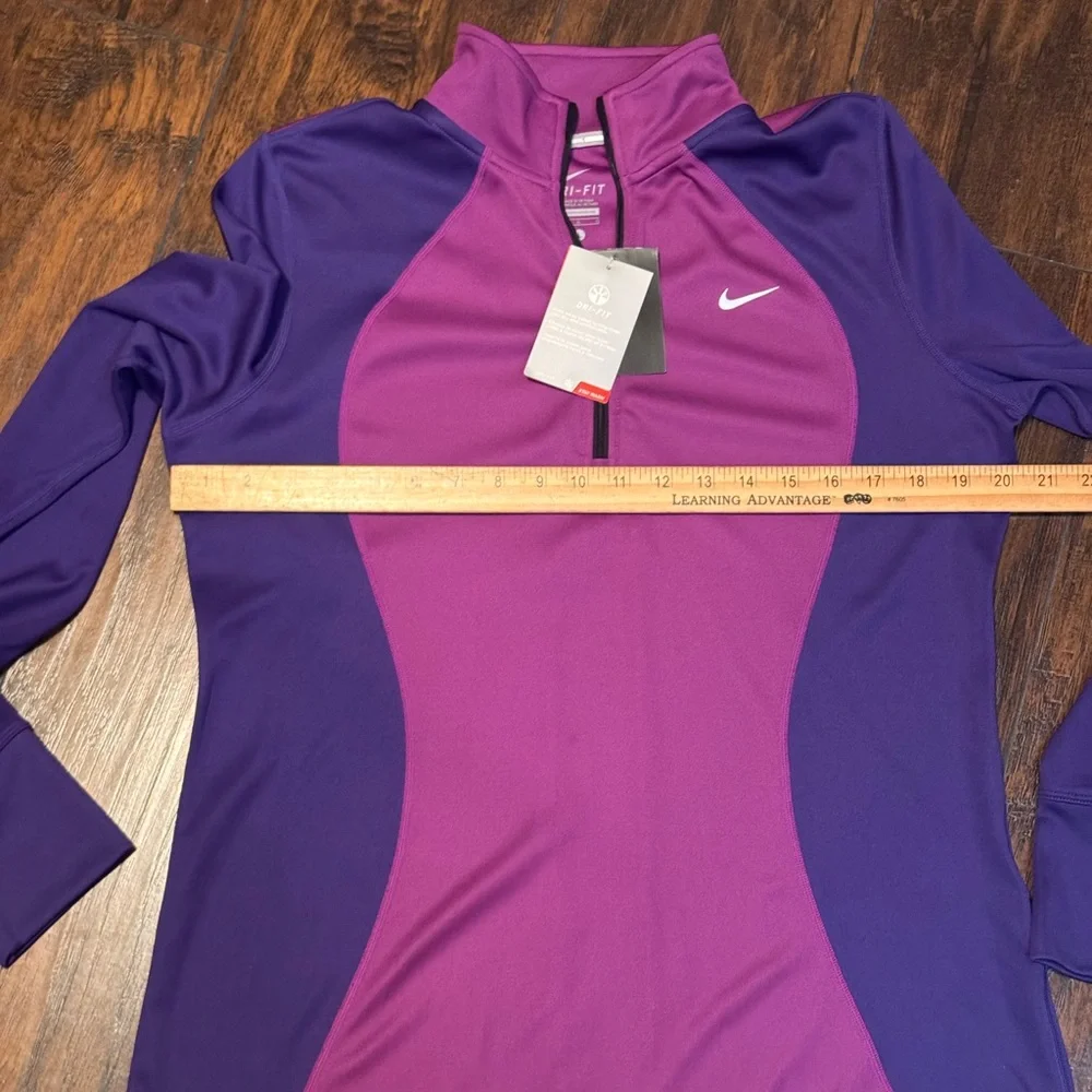 Nike running zip